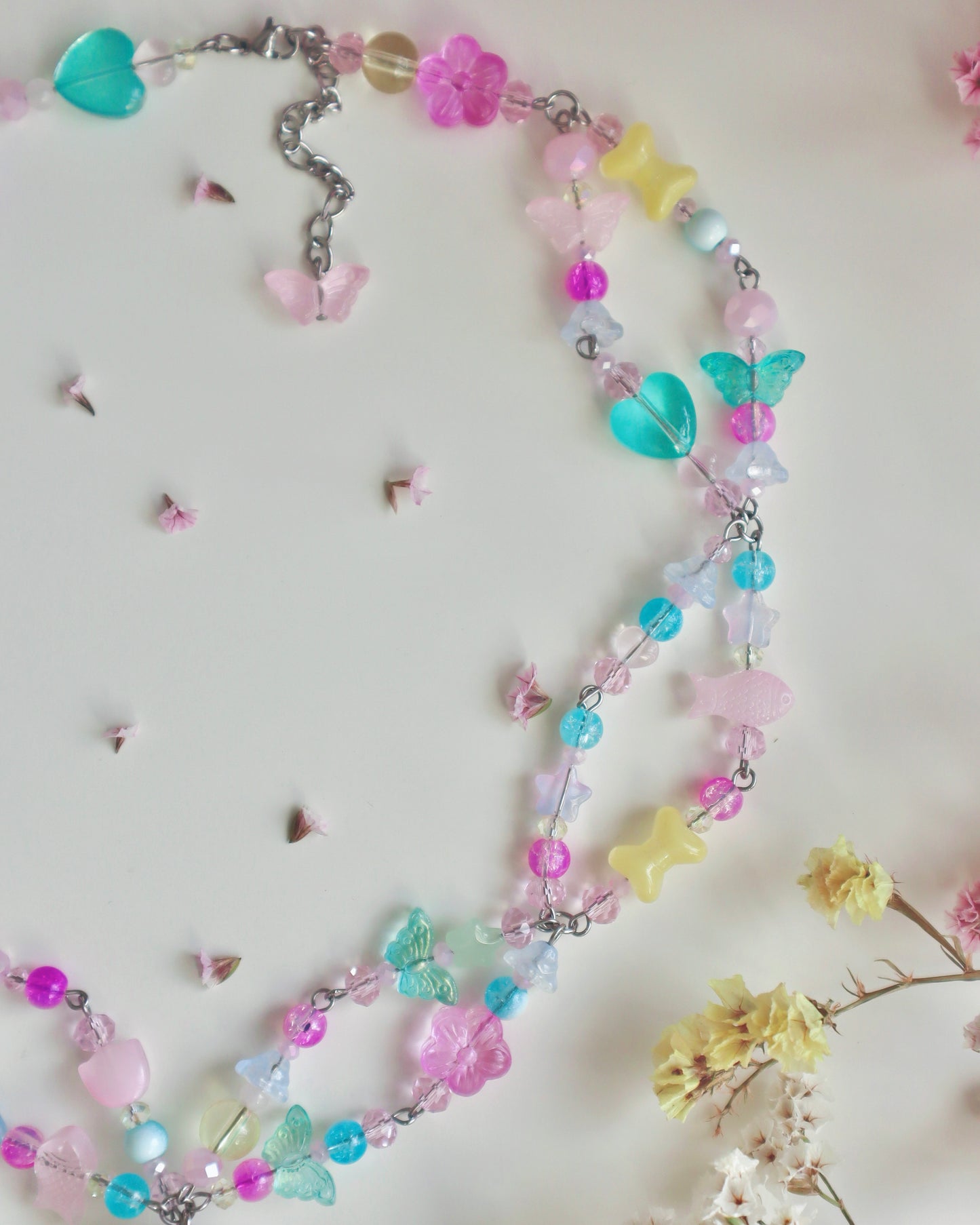 Candy Cat Woodland Doll Necklace (One of a Kind)