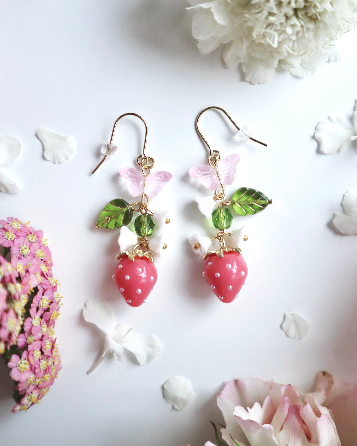 "Sweetest Regards" Strawberry Earrings